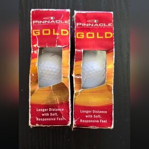 Gold Golf Balls